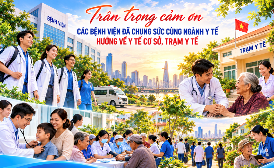 Các bệnh viện TP.HCM chung sức hướng về y tế cơ sở